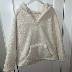 SHEIN Jackets & Coats - Pullover Teddy Hoodie SHEIN Jackets & Coats - Pullover Teddy Hoodie